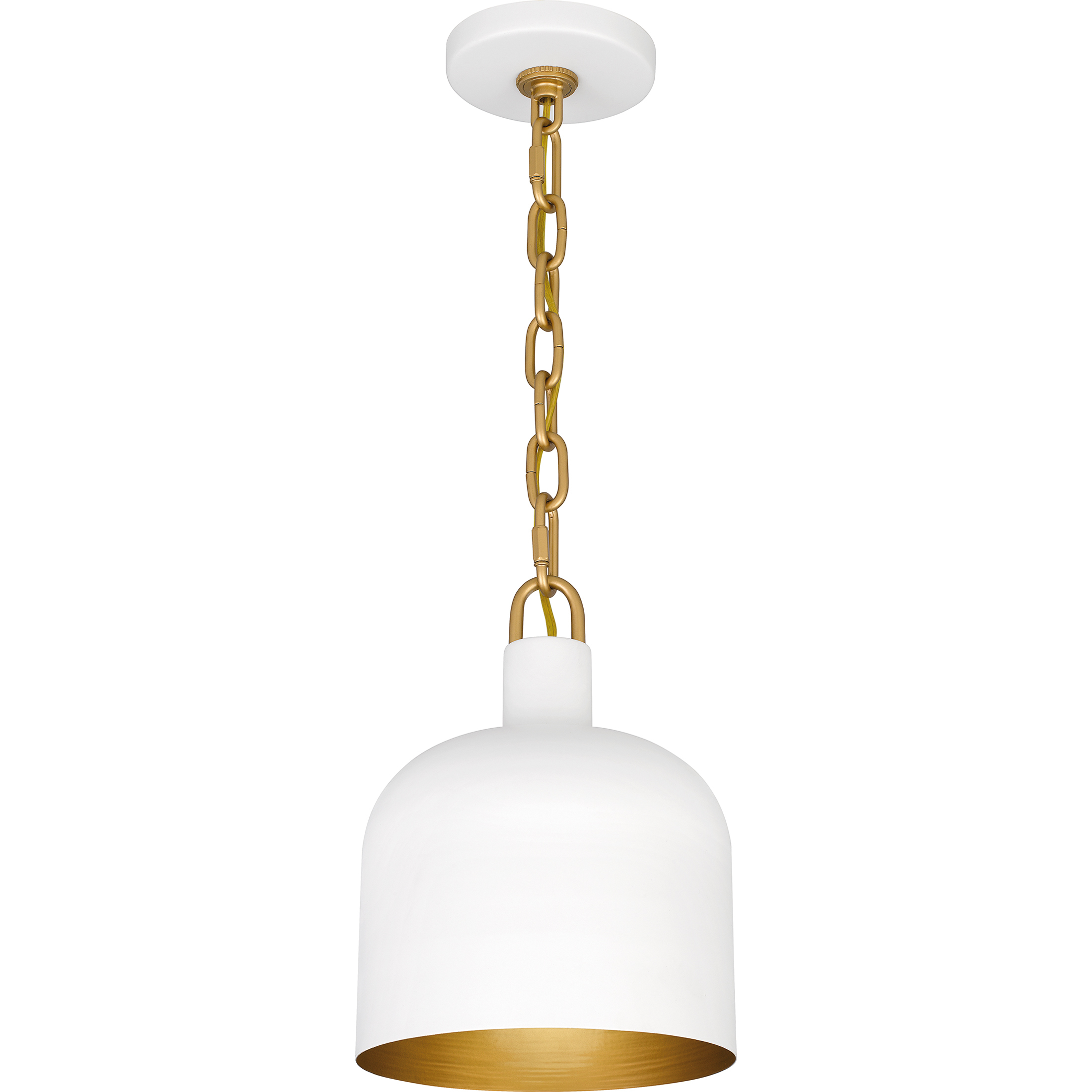 Raquel 1 Light 8 inch Matte White Mini Pendant Ceiling Light, Small