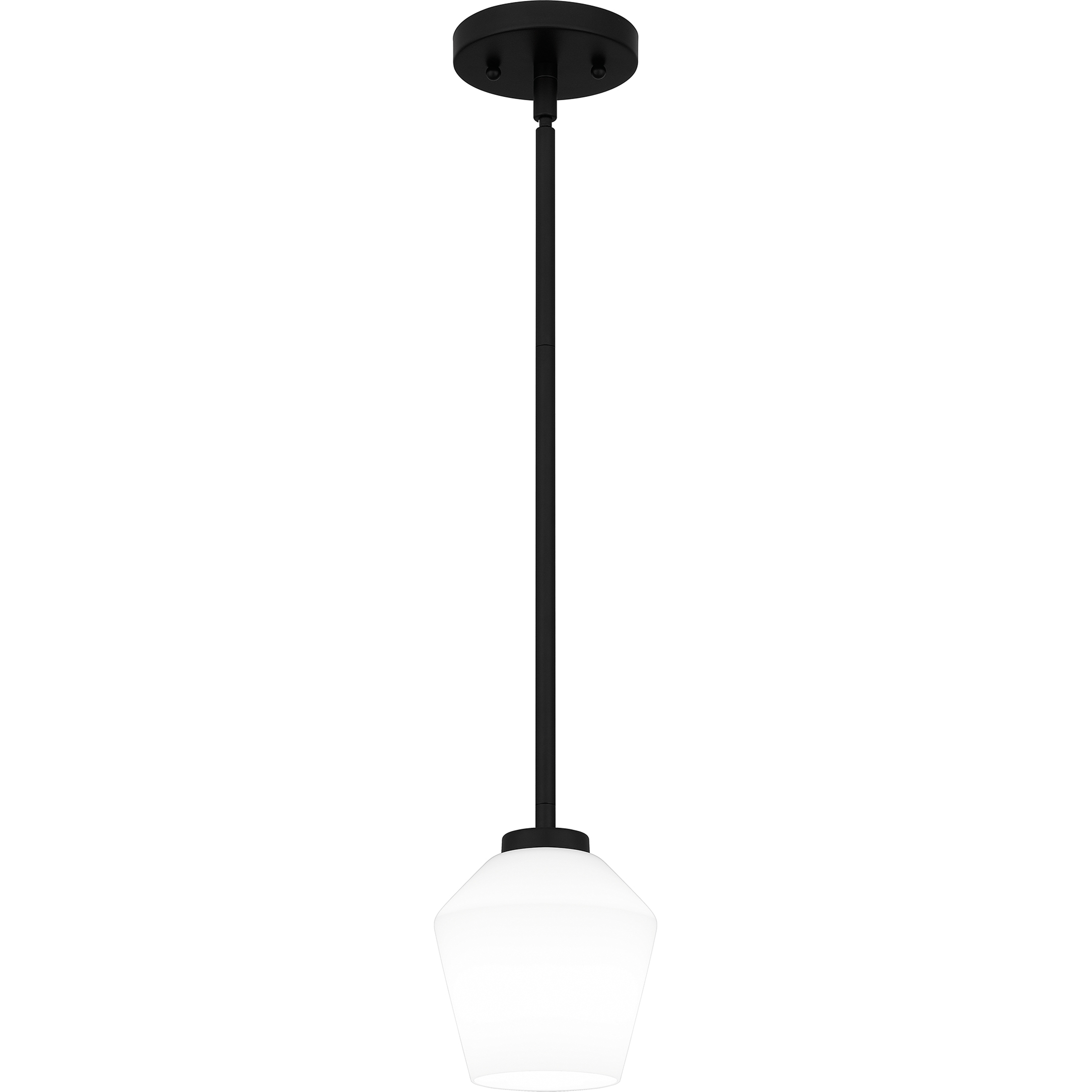 Quoizel Nielson 1 Light 5.5 inch Matte Black Mini Pendant Ceiling Light, Small NIE1505MBK - Open Box