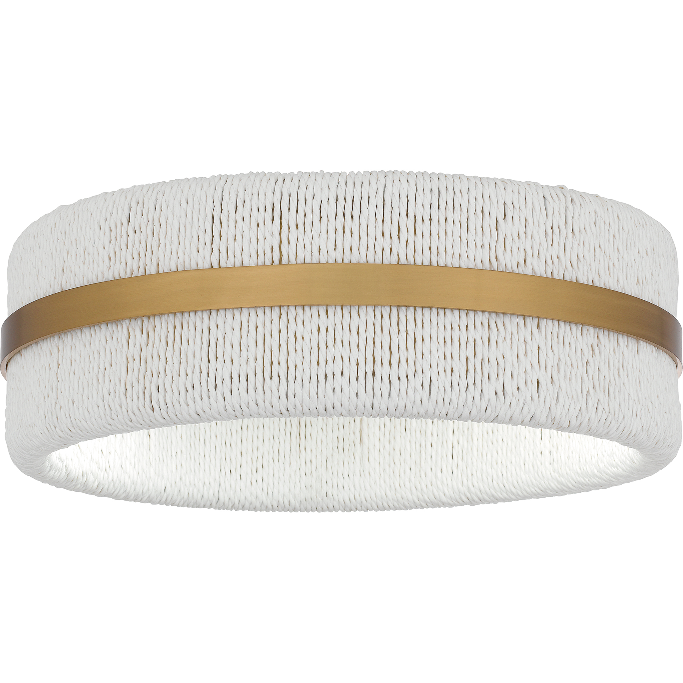 Quoizel Maeve 2 Light 14 inch Brushed Gold Flush Mount Ceiling Light, Medium QFL6220BRG - Open Box