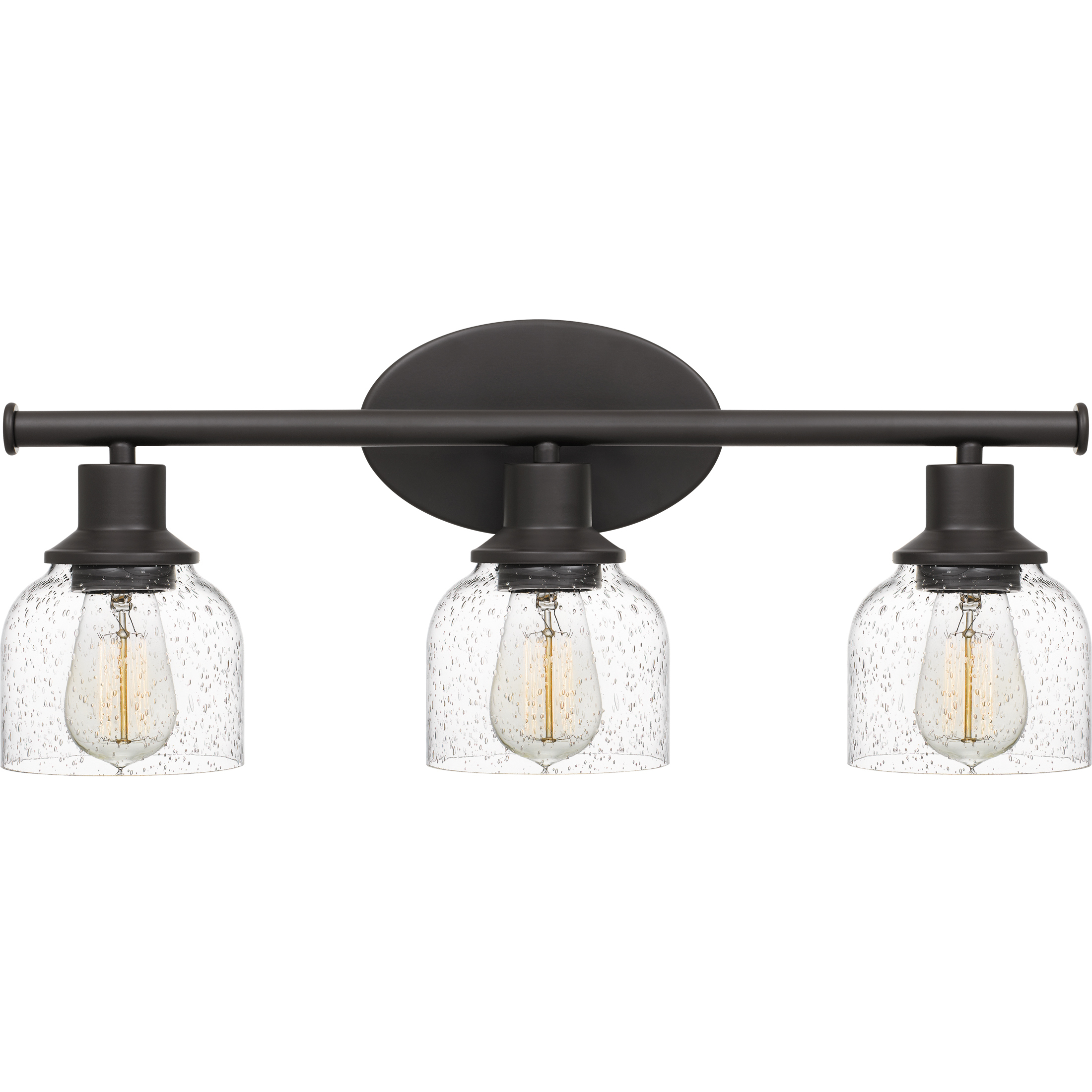 Caverly 3 Light 22.25 inch Bronze Bath Light Wall Light