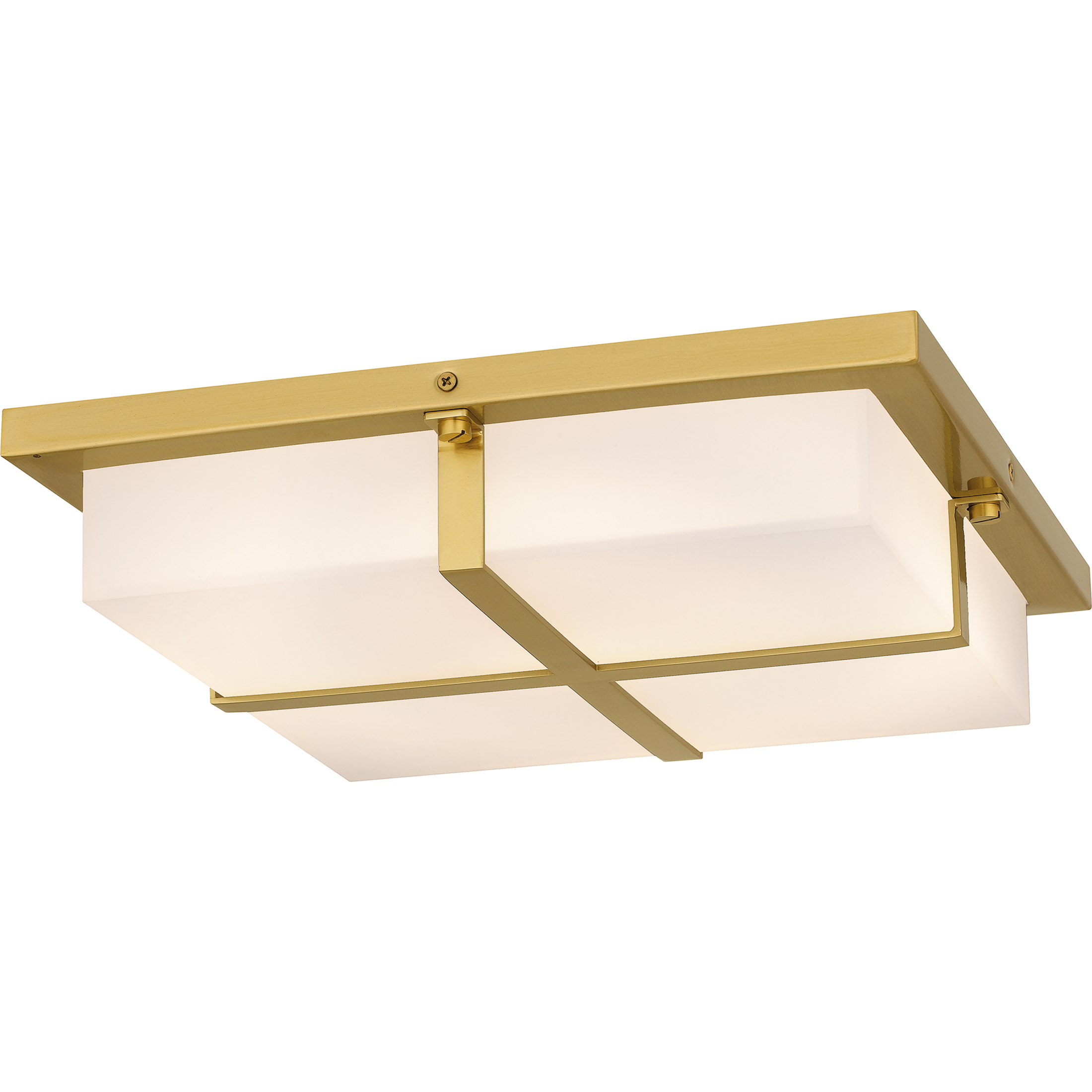 Quoizel QFL6761BRG Armstrong LED 14 inch Brushed Gold Flush Mount