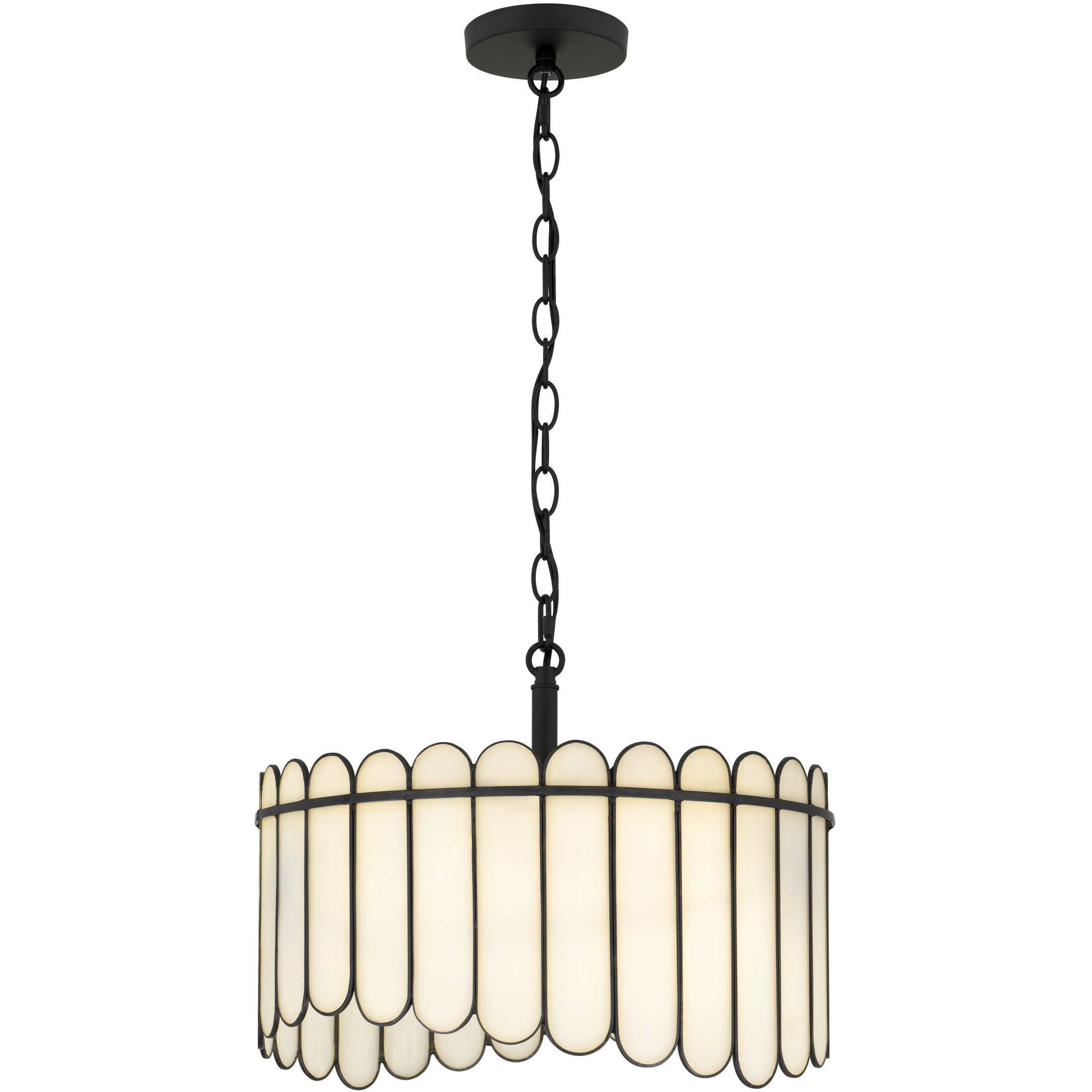 Annabelle 3 Light 16.25 inch Matte Black Pendant Ceiling Light