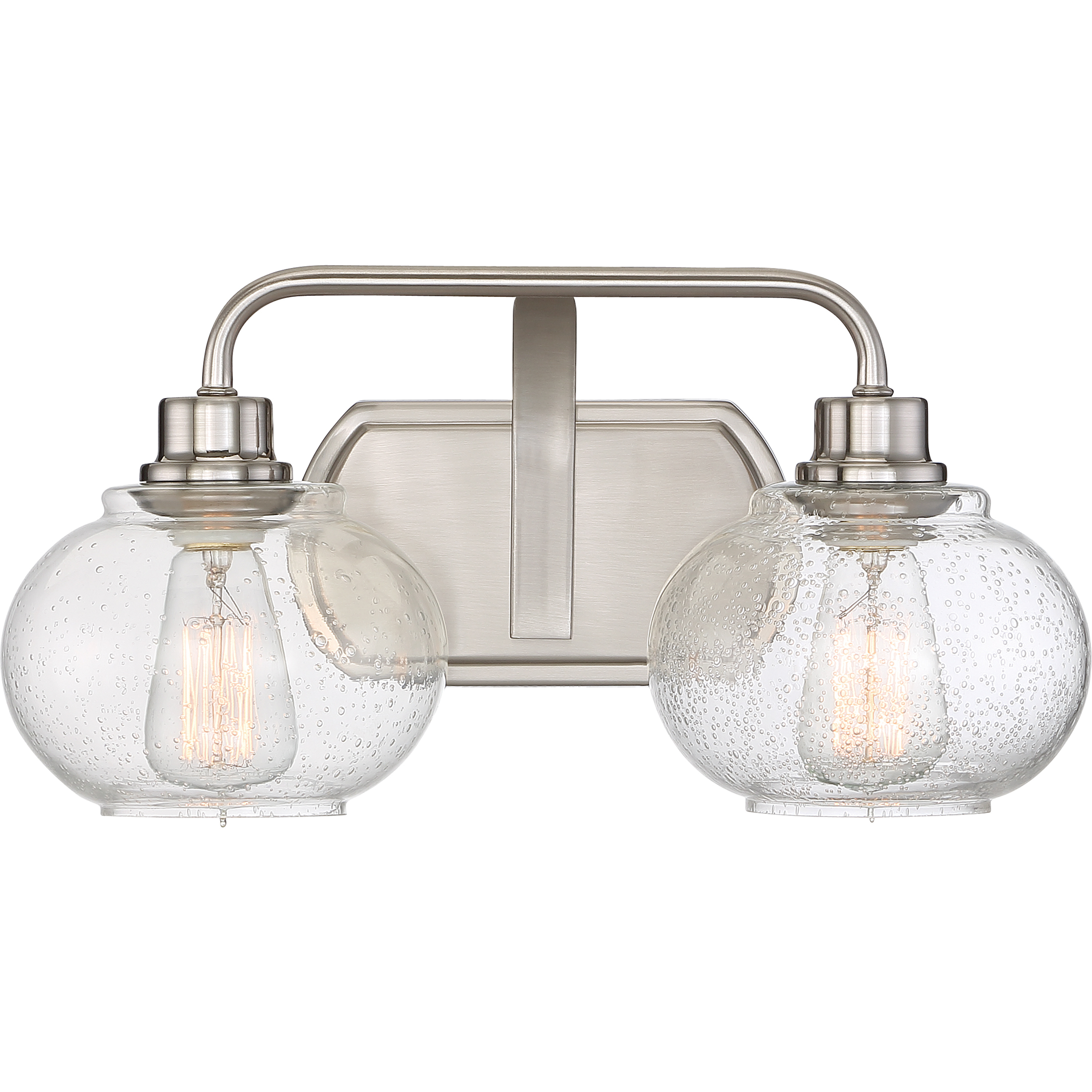 Quoizel TRG8602BN Trilogy 2 Light 18 inch Brushed Nickel Bath