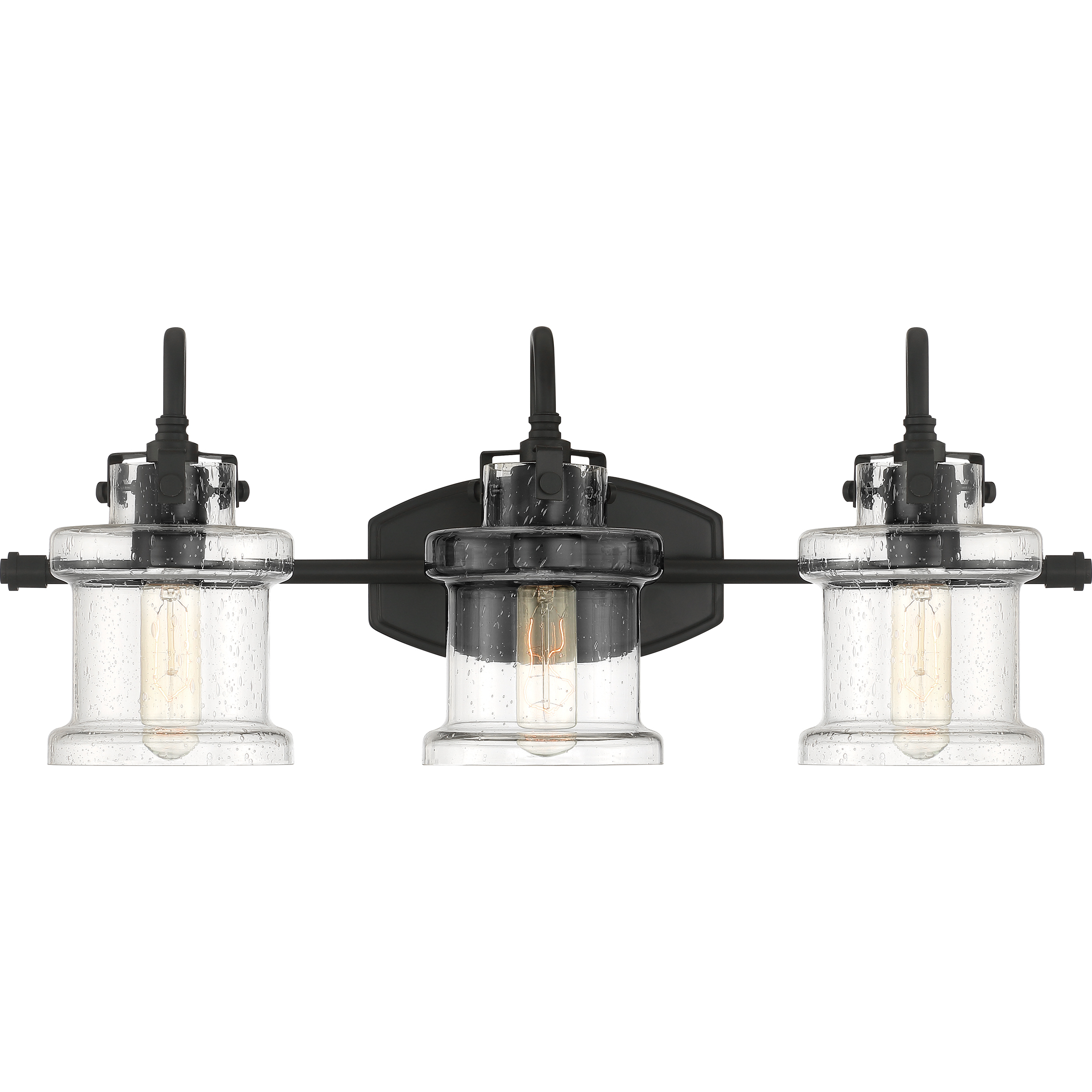 Danbury 3 Light 24 inch Earth Black Bath Light Wall Light