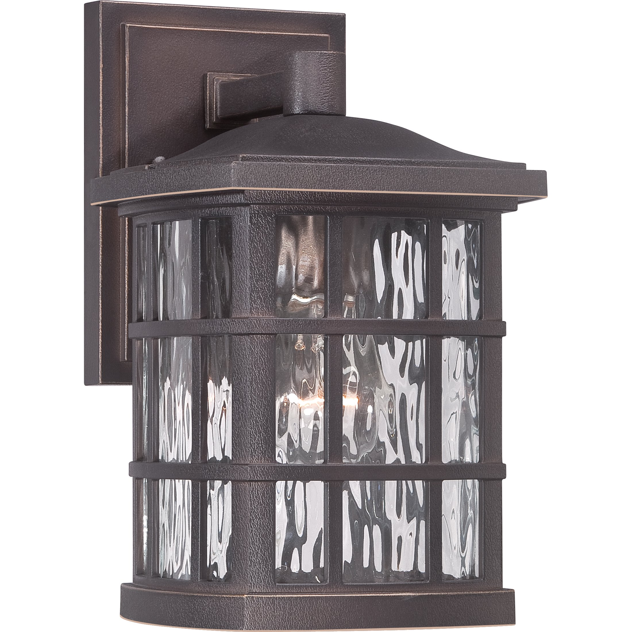 Stonington 1 Light 10.5 inch Palladian Bronze Outdoor Wall Lantern, BackPlate: 4.5